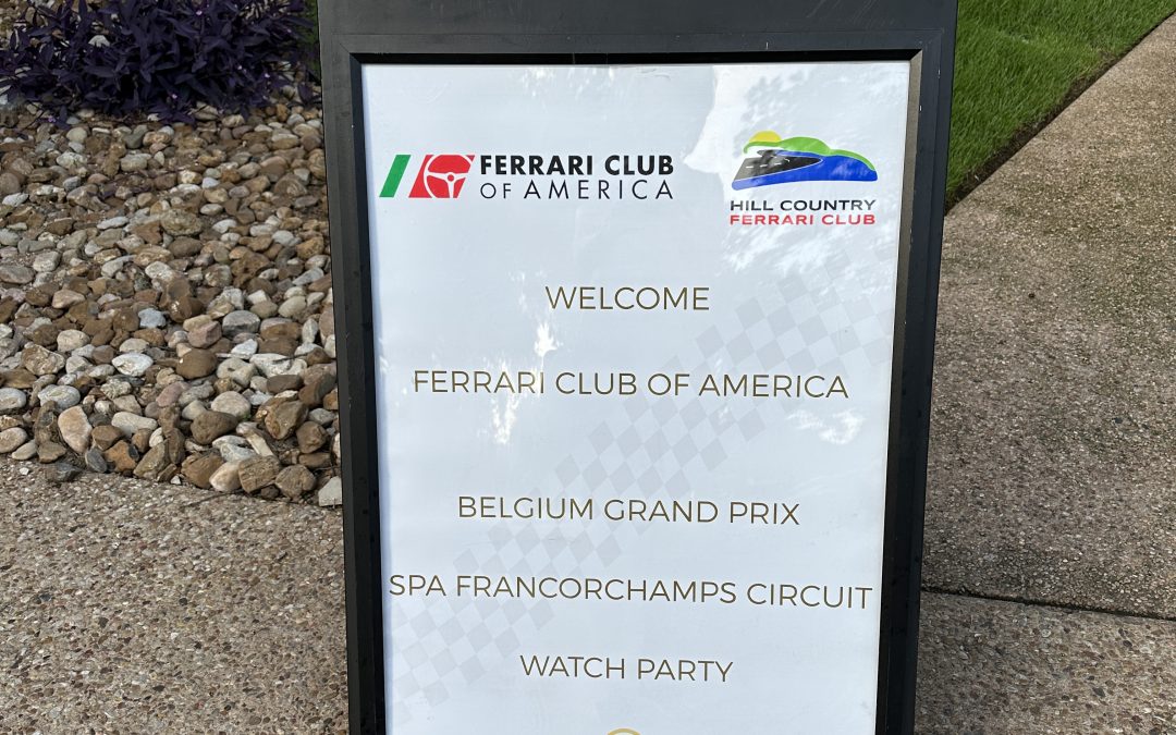 Belgian GP Watch Party July 2025